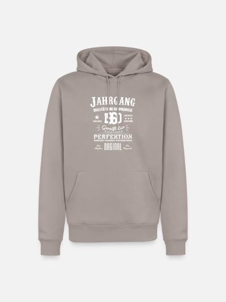 Original Jahrgang 1960 - Männer Premium Bio Hoodie - Taupe