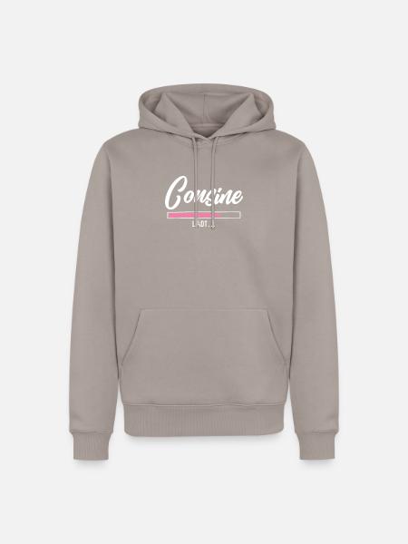 Cousine lädt - Männer Premium Bio Hoodie - Taupe