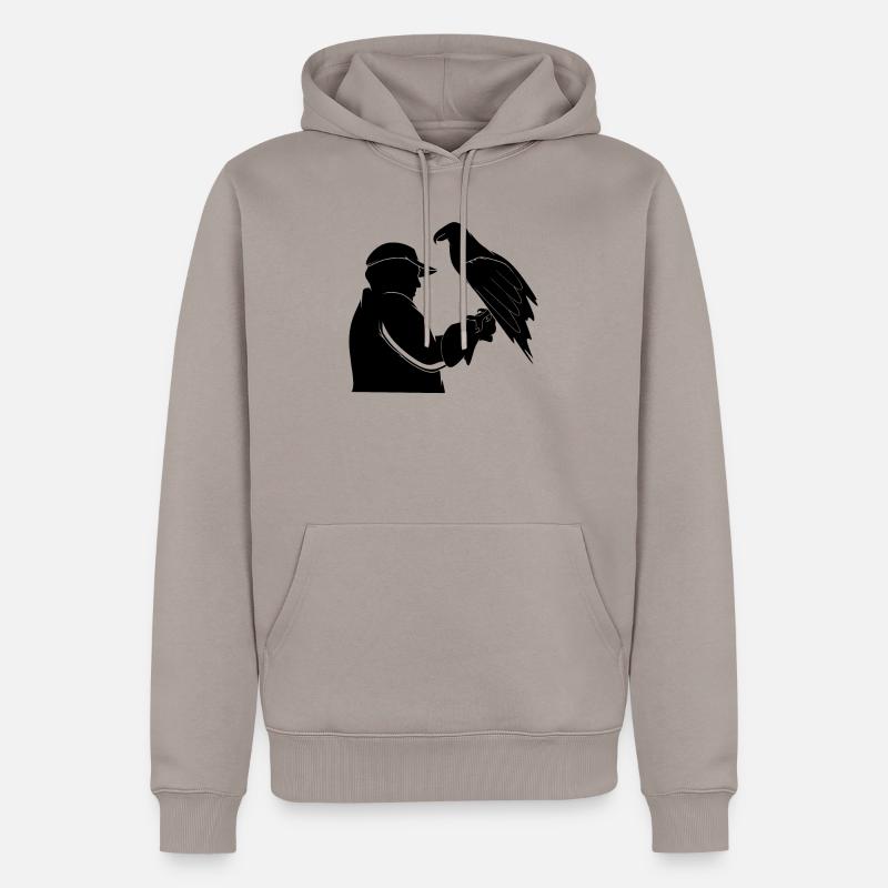 Zookeeper Pet Store - Sweat à capuche Premium bio Homme - taupe