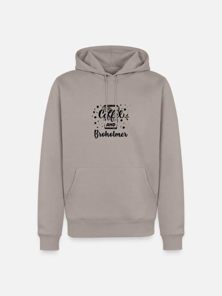 Broholmer - Männer Premium Bio Hoodie - Taupe