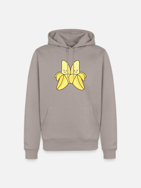 Bananas Comic - Men’s Premium Organic Hoodie - taupe