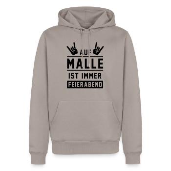 Mallorca - Hangover - Party - Männer Premium Bio Hoodie - Taupe - Vorne - Nico (187cm)