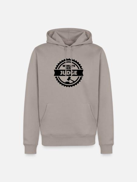 Richter - Männer Premium Bio Hoodie - Taupe