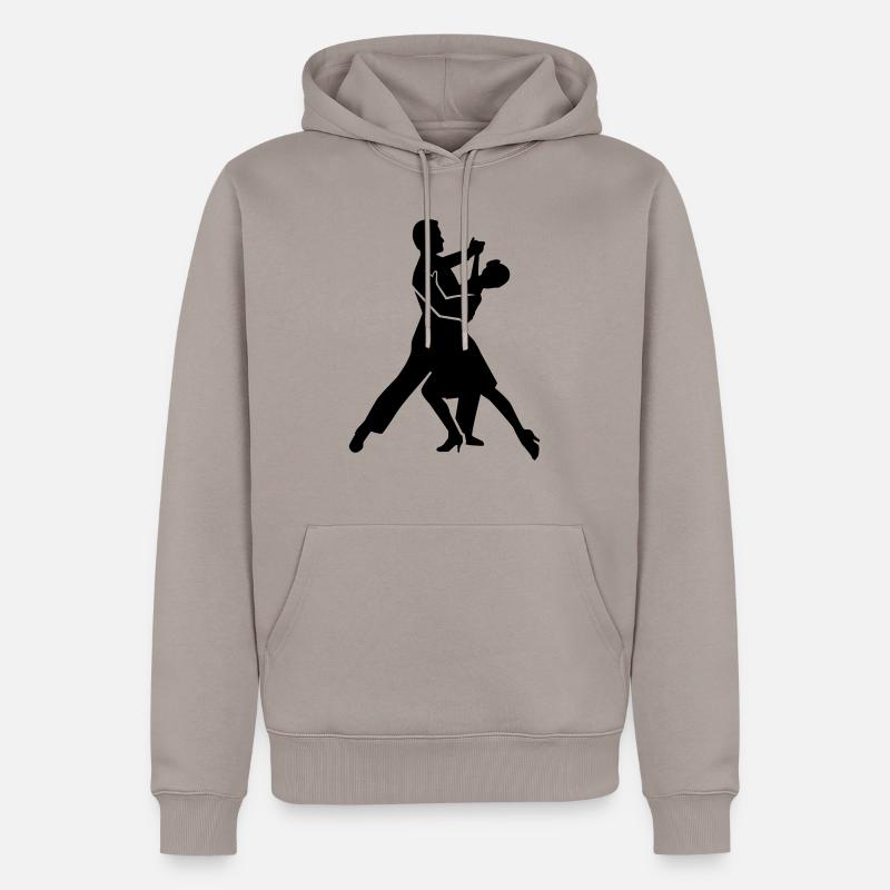 Foxtrott - Männer Premium Bio Hoodie - Taupe