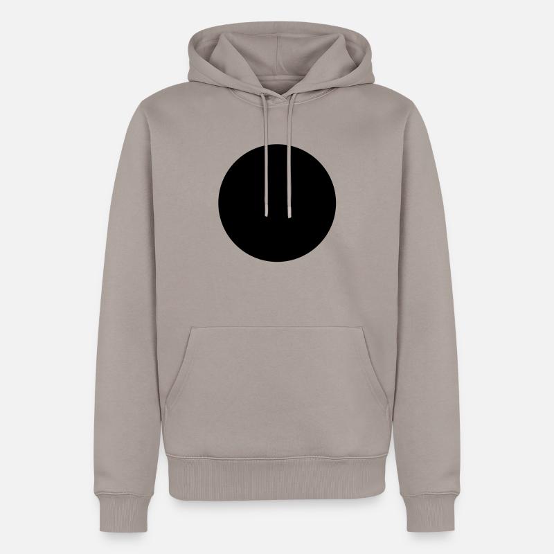 Kreis - Sweat à capuche Premium bio Homme - taupe