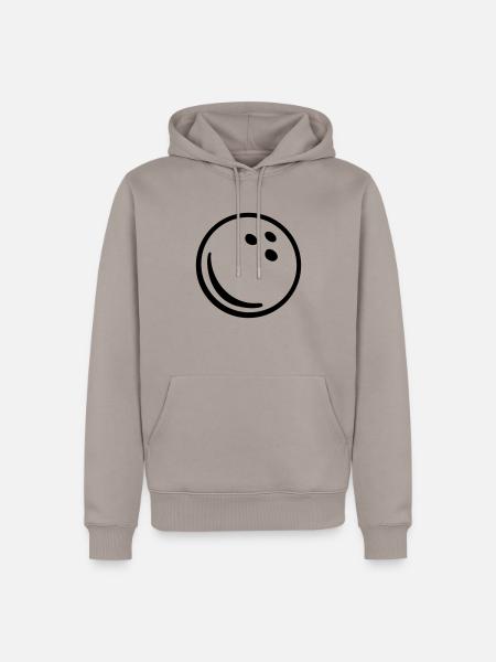 Bowling - Männer Premium Bio Hoodie - Taupe