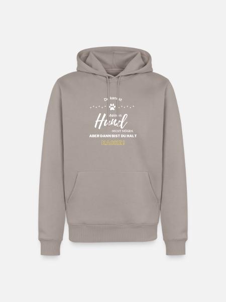 Du kannst - Männer Premium Bio Hoodie - Taupe