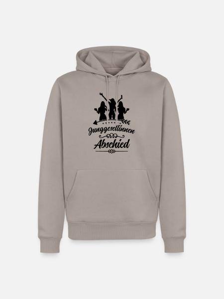 junggesellinnen abschied maedels - Männer Premium Bio Hoodie - Taupe