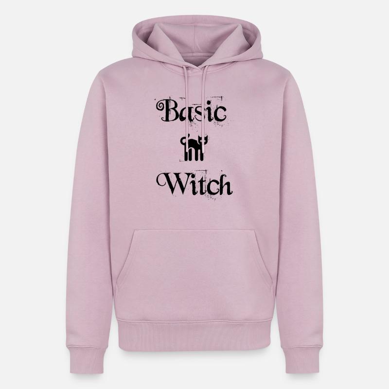 Basic Witch - Sweat à capuche Premium bio Homme - rose poudré