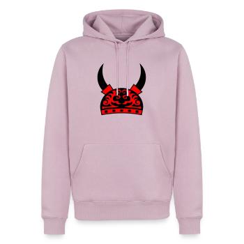 viking helmet - Männer Premium Bio Hoodie - Altrosa - Vorne - Nico (187cm)