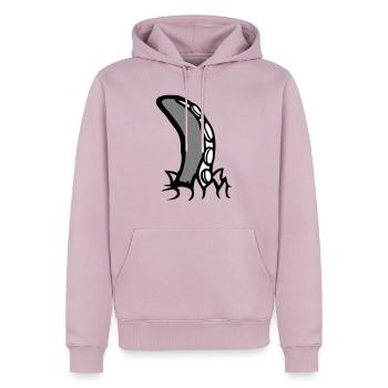 Tentakel Kraken Monster aufgerissens Shirt Alien - Männer Premium Bio Hoodie - Altrosa - Vorne - Nico (187cm)