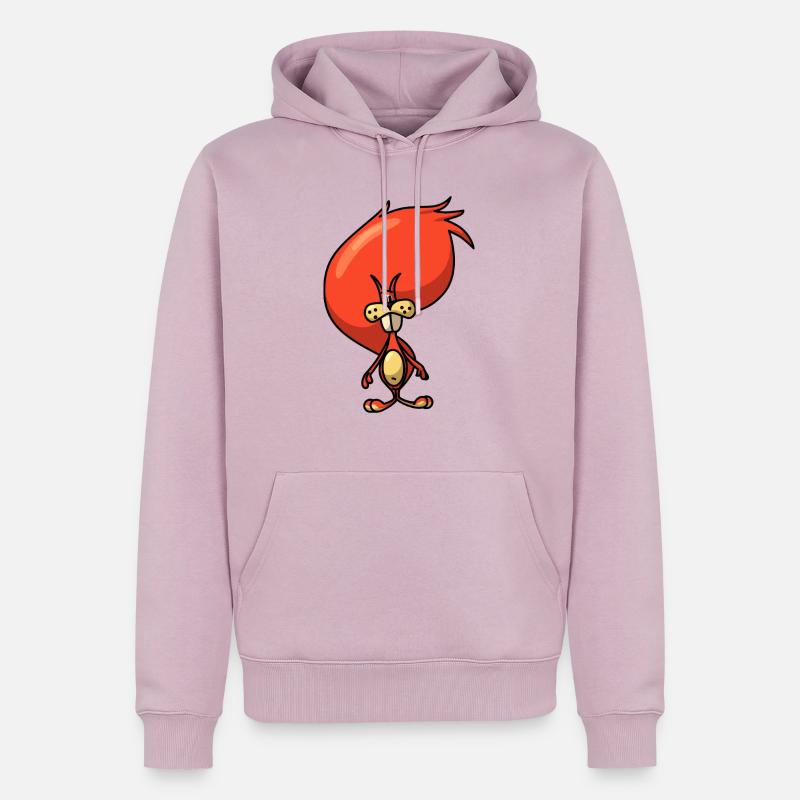Comic Eichhörnchen - Männer Premium Bio Hoodie - Altrosa