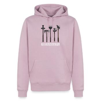 Rechenzentrum lustige Programmierer Sprüche - Männer Premium Bio Hoodie - Altrosa - Vorne - Nico (187cm)