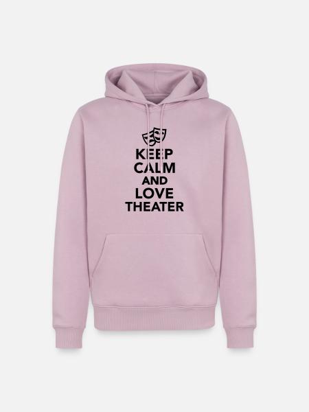 Theater - Männer Premium Bio Hoodie - Altrosa