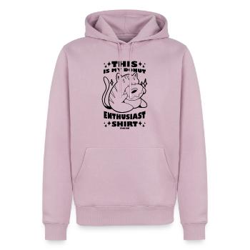 Donut Süssigkeiten Donuts Essen Bäcker Geschenk - Männer Premium Bio Hoodie - Altrosa - Vorne - Nico (187cm)