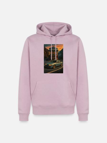 Vectra-furka bellevedere - Männer Premium Bio Hoodie - Altrosa