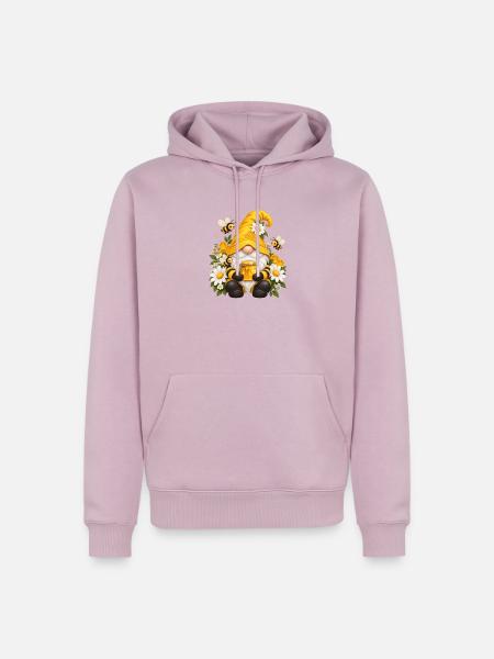 Süße Zwerge unter den Gnomen - Männer Premium Bio Hoodie - Altrosa