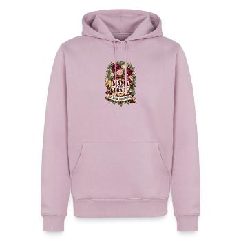 Mama der Braut – Stolz Liebe Freudentränen - Männer Premium Bio Hoodie - Altrosa - Vorne - Nico (187cm)