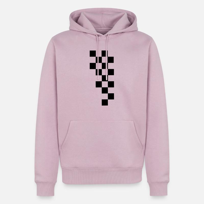 RACING FLAG - Männer Premium Bio Hoodie - Altrosa