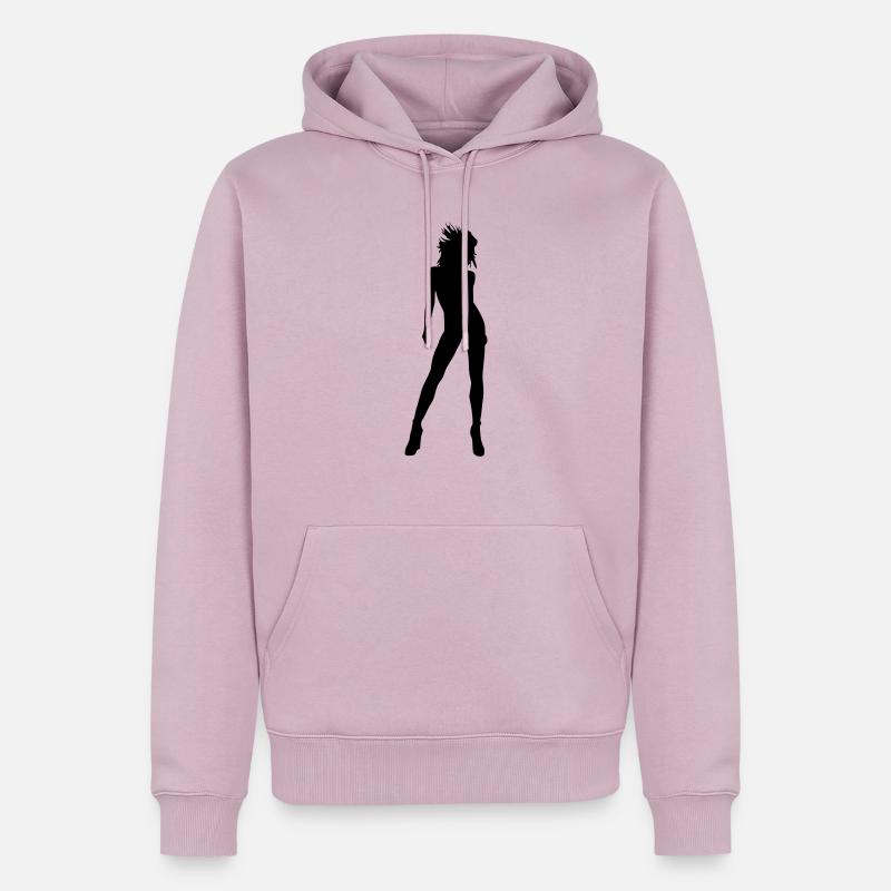 danseuse - Sweat à capuche Premium bio Homme - rose poudré
