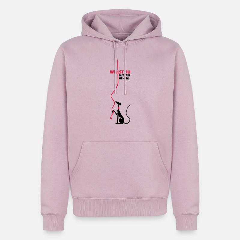 Willst Du - Männer Premium Bio Hoodie - Altrosa