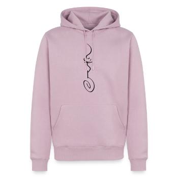 Shisha - Männer Premium Bio Hoodie - Altrosa - Vorne - Nico (187cm)