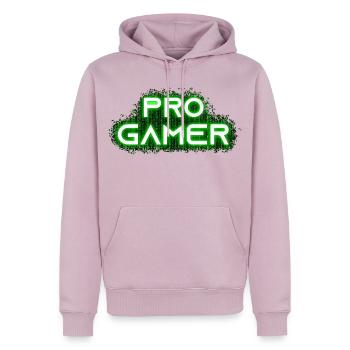 Pro Gamer Design für Esport Skill Wettbewerb - Männer Premium Bio Hoodie - Altrosa - Vorne - Nico (187cm)