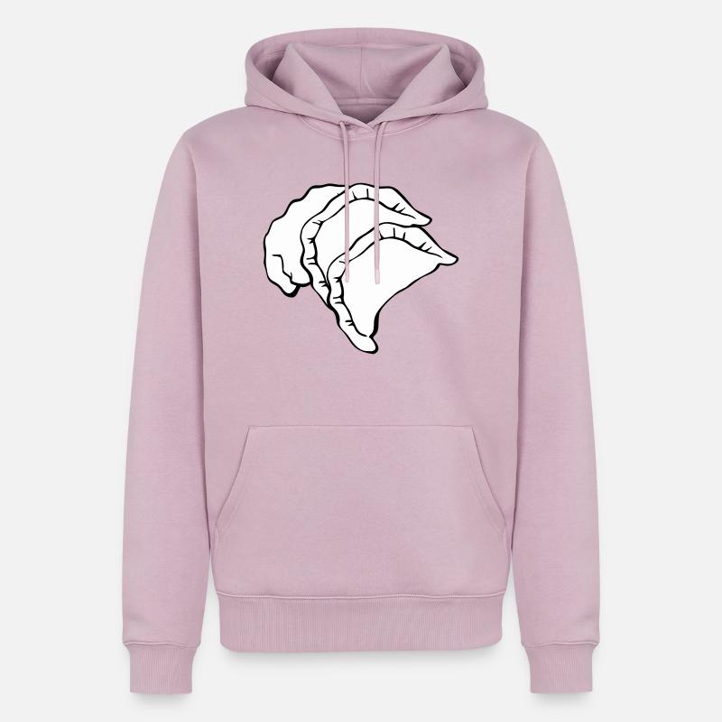 Wareniki - Männer Premium Bio Hoodie - Altrosa