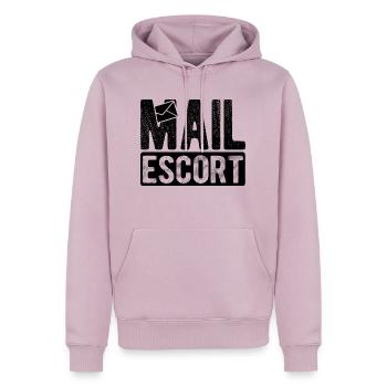 Briefträger Und Paket-Zusteller Für Postboten - Männer Premium Bio Hoodie - Altrosa - Vorne - Nico (187cm)
