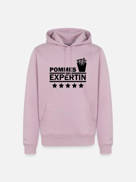 pommes expertin - Männer Premium Bio Hoodie - Altrosa