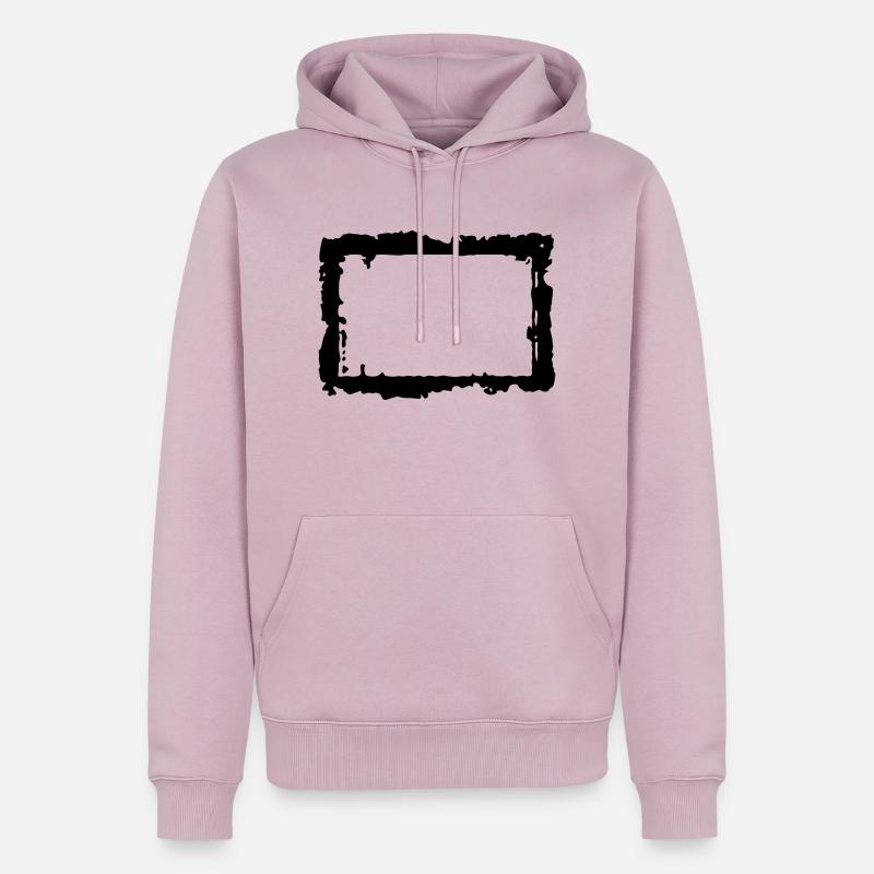 frame_4_vec_1 fr - Sweat à capuche Premium bio Homme - rose poudré