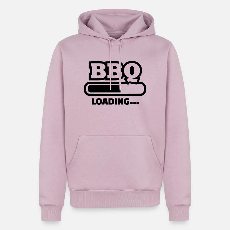 BBQ Loading - Sweat à capuche Premium bio Homme - rose poudré