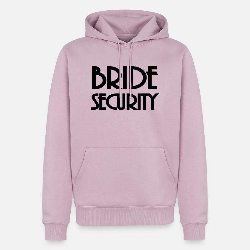 Bride Security - Männer Premium Bio Hoodie - Altrosa