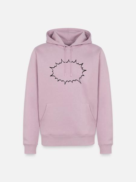 bang - Men’s Premium Organic Hoodie - dusky pink