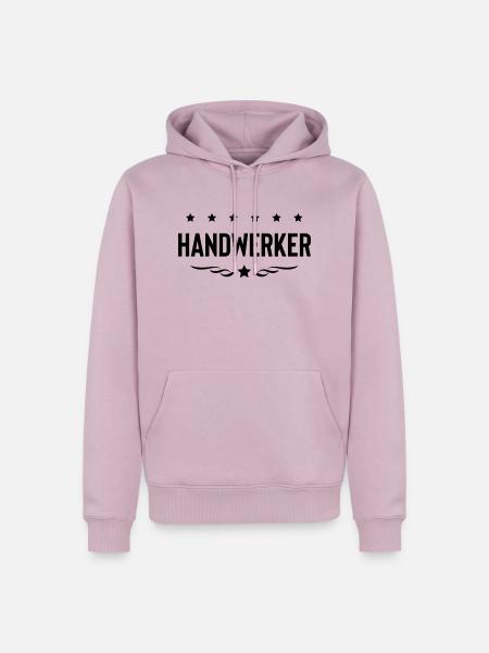 Handwerker Beruf - Männer Premium Bio Hoodie - Altrosa