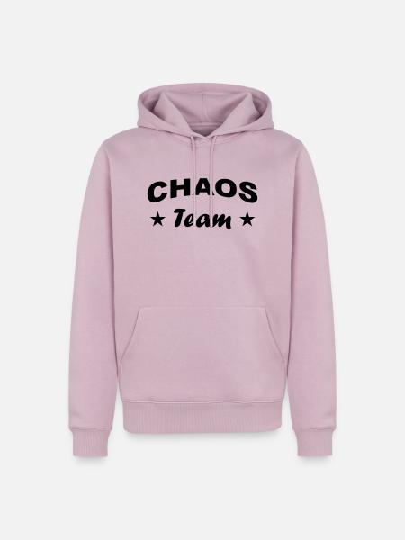 Chaos *Team*. - Männer Premium Bio Hoodie - Altrosa