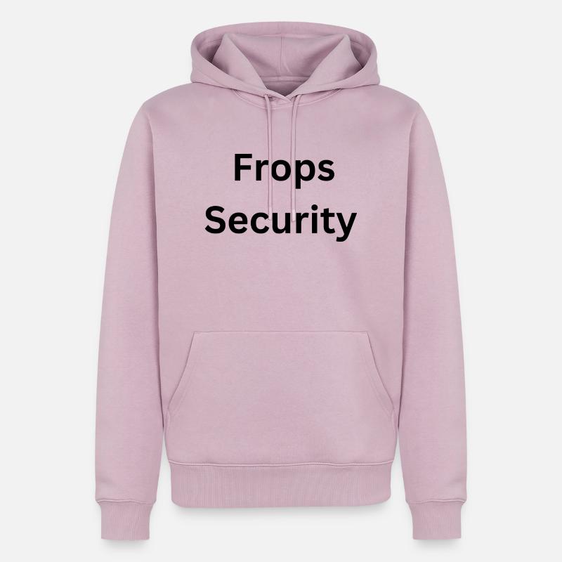 Frops Security - Männer Premium Bio Hoodie - Altrosa