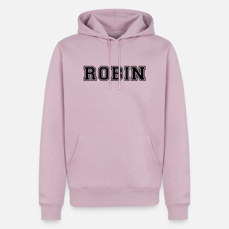 robin - Männer Premium Bio Hoodie - Altrosa
