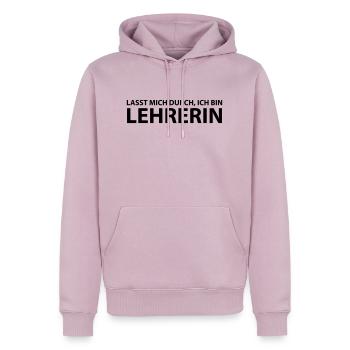 lehrerin - Männer Premium Bio Hoodie - Altrosa - Vorne - Nico (187cm)