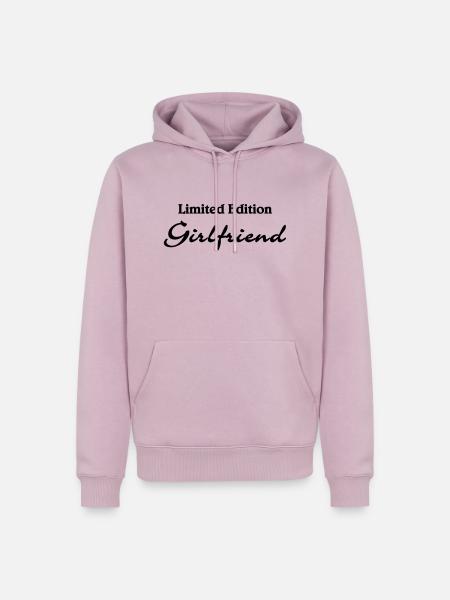 Limited Edition Girlfriend - Männer Premium Bio Hoodie - Altrosa