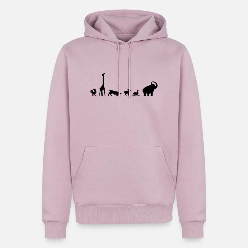 Arche, evolution - Männer Premium Bio Hoodie - Altrosa