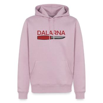 Dalécarlie - Sweat à capuche Premium bio Homme - rose poudré - Devant - Nico (187cm)