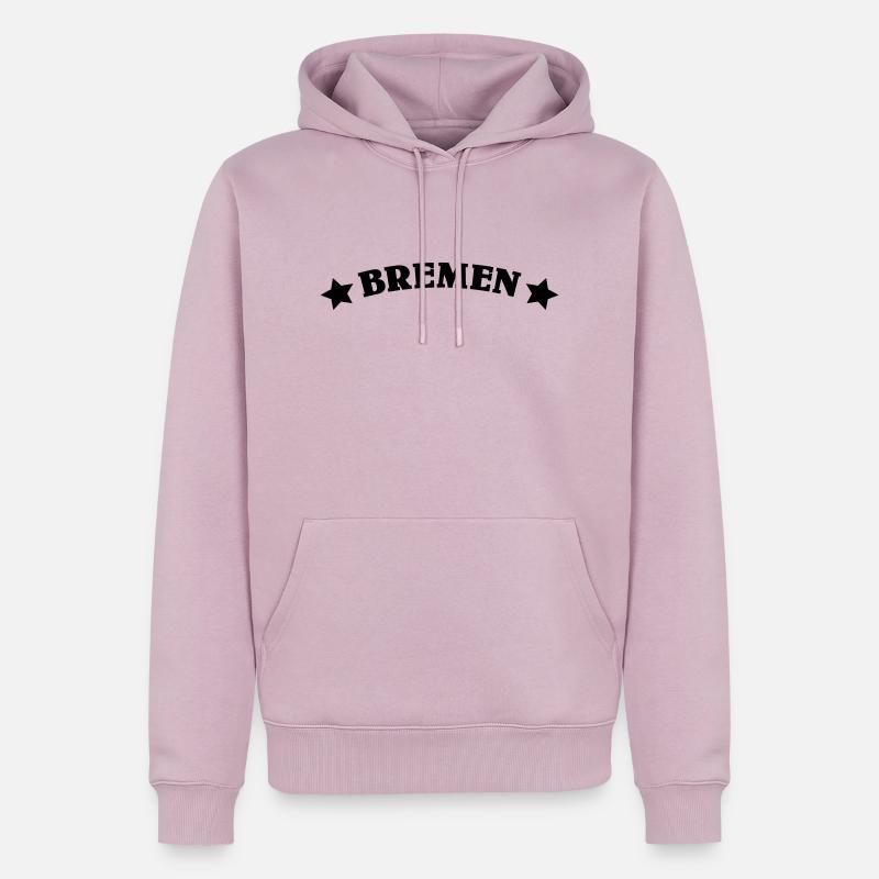 Bremen - Männer Premium Bio Hoodie - Altrosa