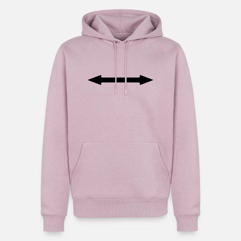 arrow - Sweat à capuche Premium bio Homme - rose poudré