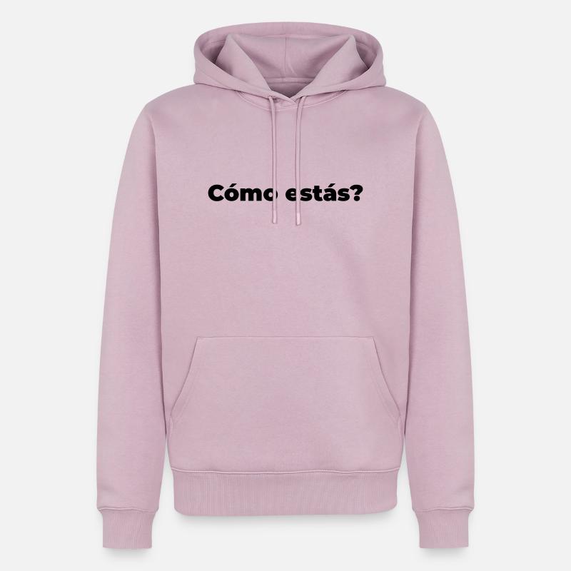 como estas - Männer Premium Bio Hoodie - Altrosa