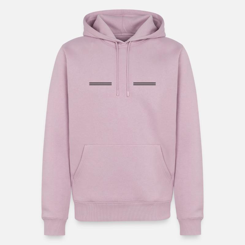 Icône de bande - Sweat à capuche Premium bio Homme - rose poudré