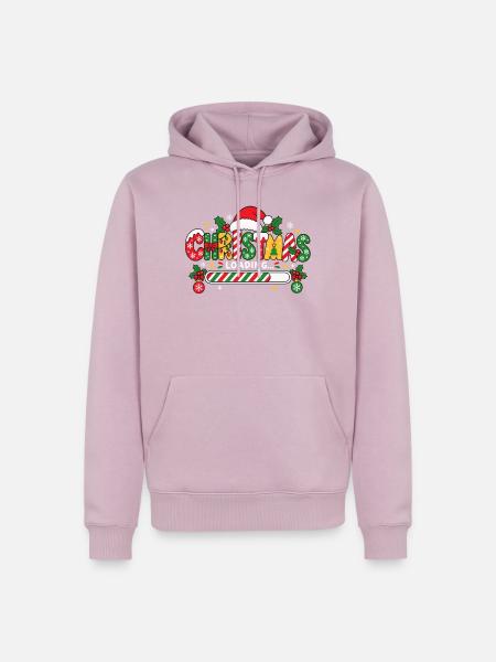 Weihnachtsladen - Männer Premium Bio Hoodie - Altrosa