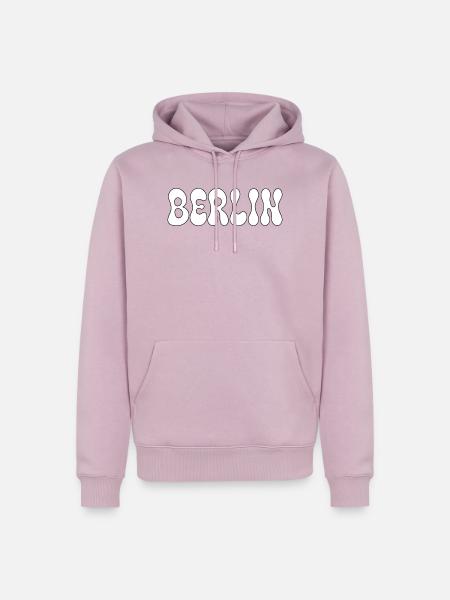 Berliner Tippblasen - Männer Premium Bio Hoodie - Altrosa
