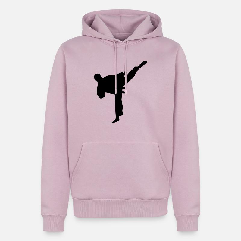 kampfsport_b_1c - Sweat à capuche Premium bio Homme - rose poudré