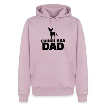 Chihuahua - Männer Premium Bio Hoodie - Altrosa - Vorne - Nico (187cm)